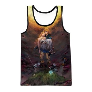 Zelda Link And Princess Zelda Tank Top