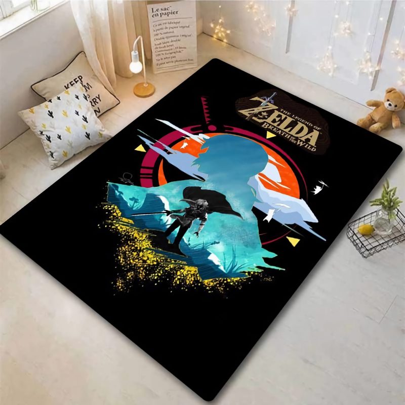 Zelda Link Art Rug