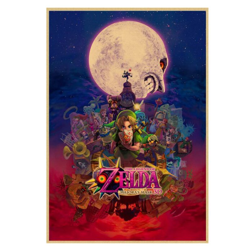 Zelda Majora’s Mask 3d Poster