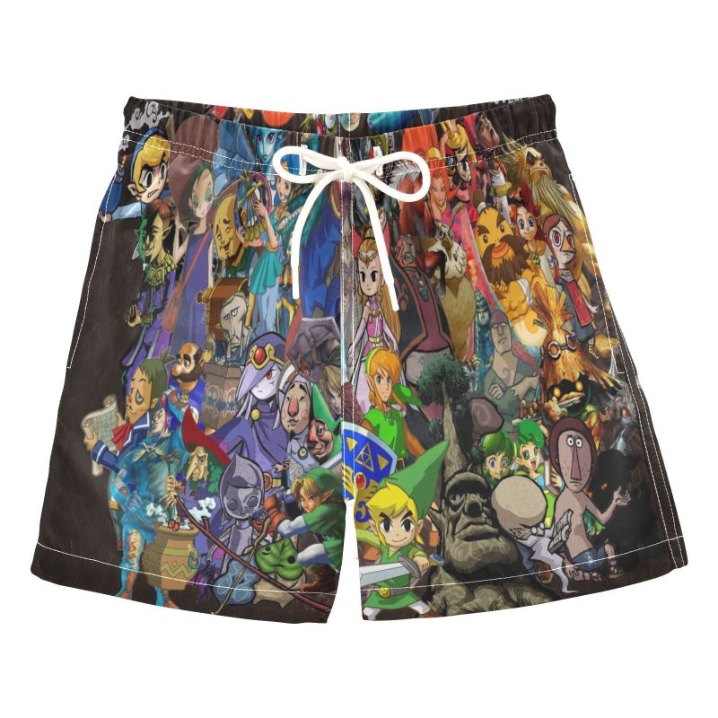 Zelda Saga Swim Trunks