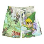 Zelda The Minish Cap Swim Trunks