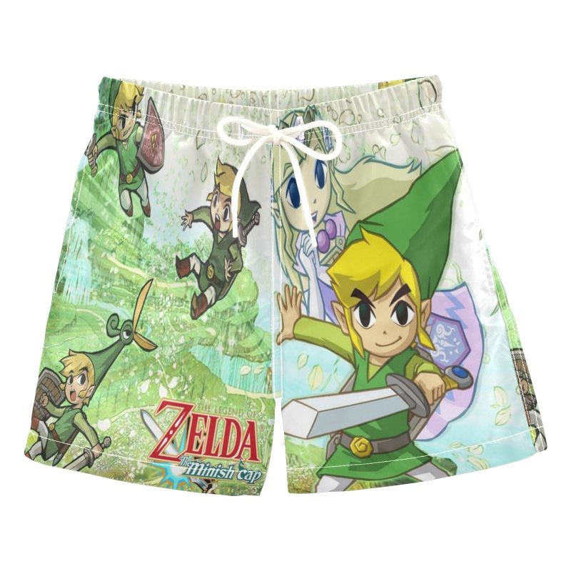 Zelda The Minish Cap Swim Trunks