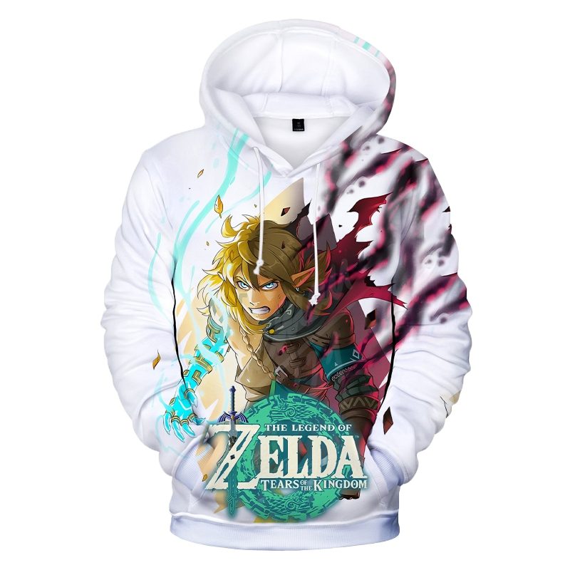 Zelda TOTK Angry Link Hoodie