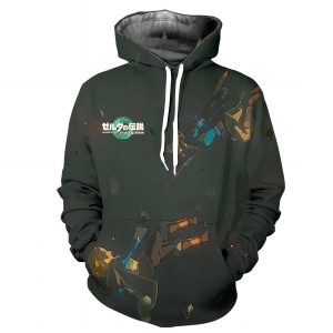 Zelda TOTK Link And Princess Zelda Hoodie