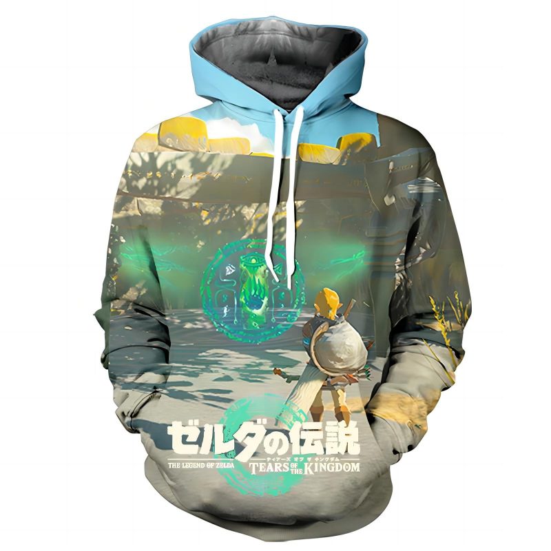 Zelda TOTK Link Brave Hoodie