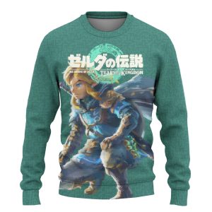 Zelda TOTK Link Focused Pullover