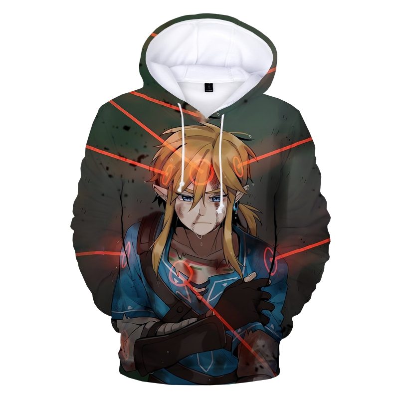 Zelda TOTK Link Injured Hoodie