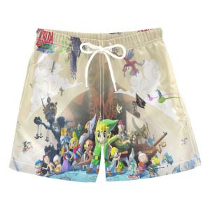 Zelda Wind Waker Swim Trunks